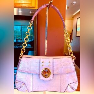 METROCITY Y2K Pink w/Golden Detailing Hand Bag, EUC